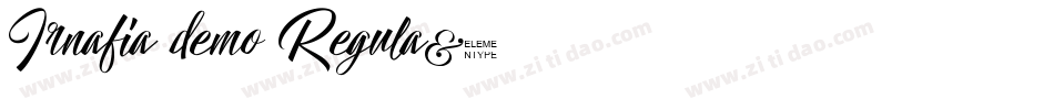 Irnafia_demo Regula字体转换